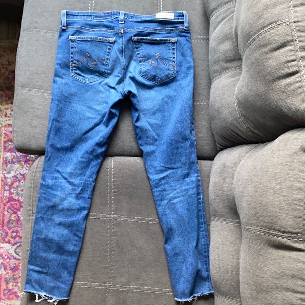AG The Legging Ankle w/ Unfinished Hem